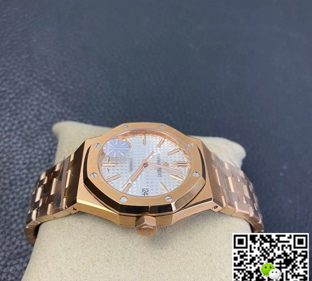 Audemars Piguet Royal Oak 15450OR.OO.1256OR.01 JF Factory 1:1 Best Edition Replica Watch White Dial